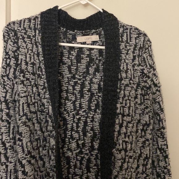 ann taylor loft petites warm cardigan size: MP - Picture 2 of 8
